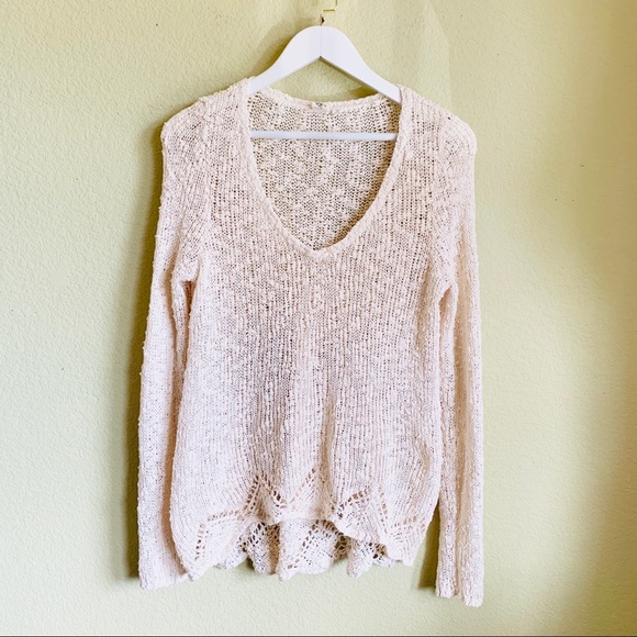 Anthropologie Yellow Bird Crochet Sweater - Picture 3 of 8